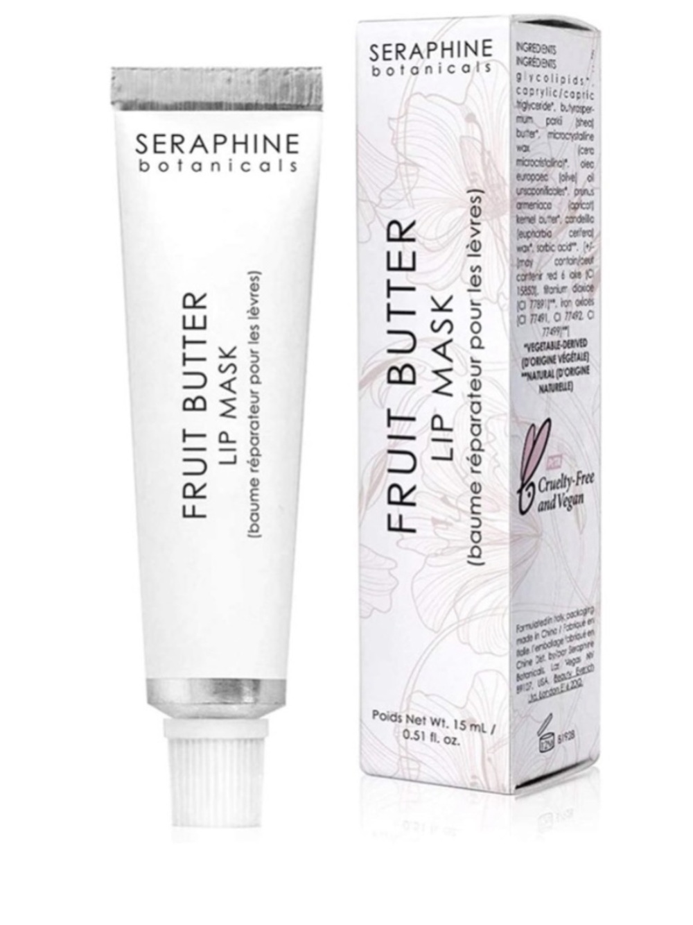 Saraphine Botanicals Fruit Butter Lip Mask - Original